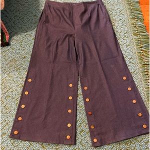 Plus size wide leg jeans